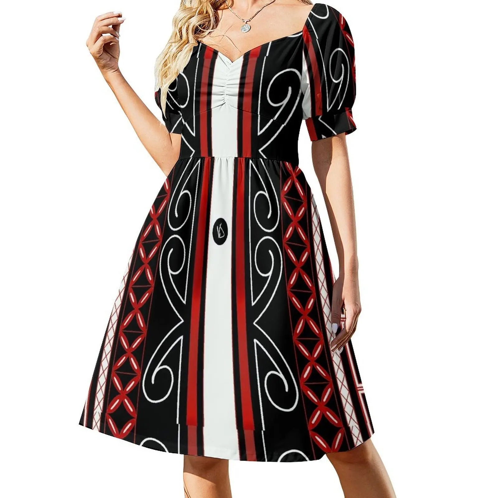 thumbnail image 1 of Vestido de manga corta para mujer, vestidos de lujo, vestidos de noche, vestido de mujer, 1 of 8