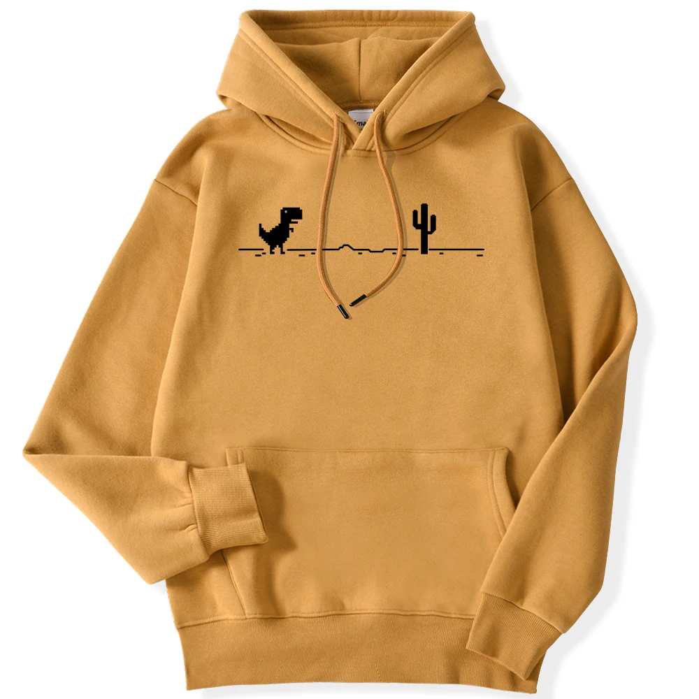 Camisola com estampa de cacto para mulheres, hoodies femininos