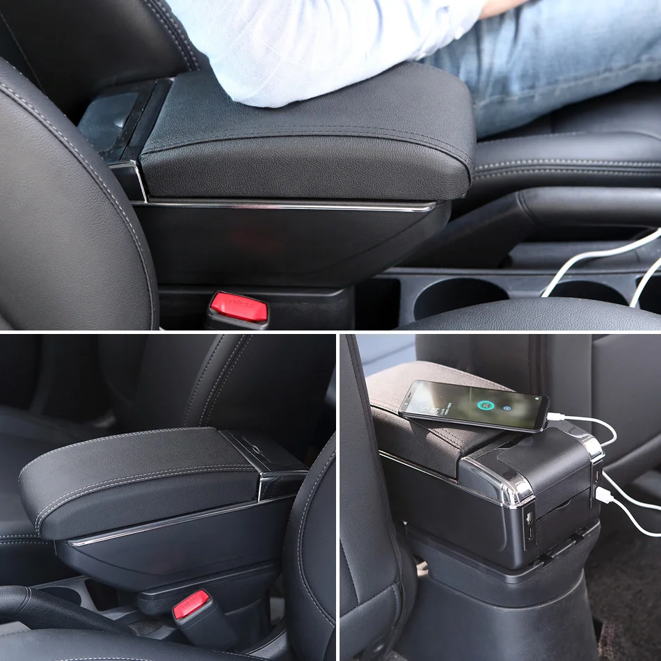 Renault Clio 4 팔걸이 Renault Captur Clio 3 III IV 자동차 팔걸이 상자 액세서리 보관 부품 전용 인테리어 개조