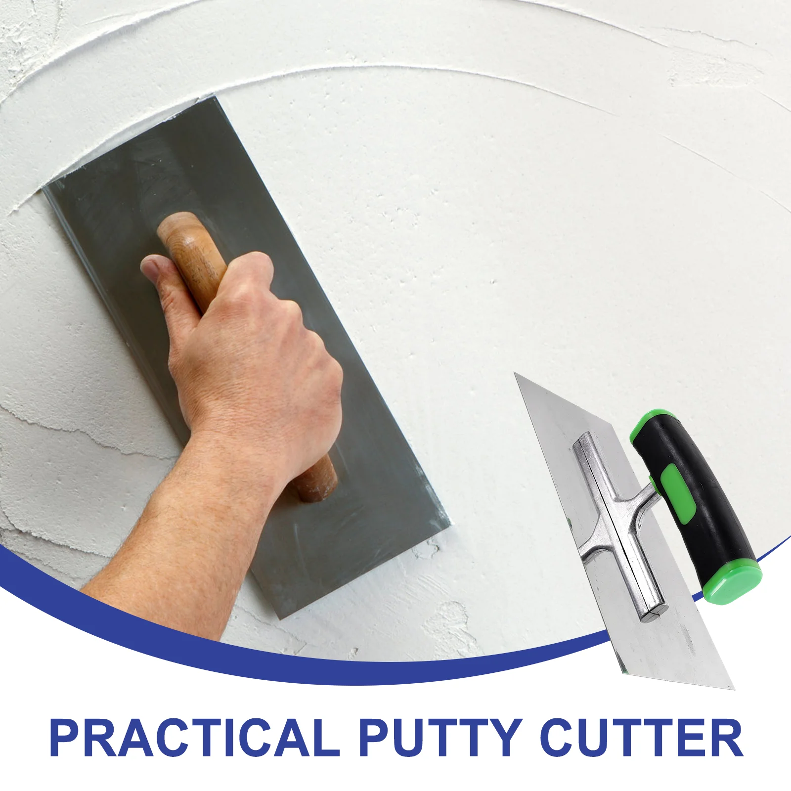 Stainless Steel Tools Plastering Trowel Drywall Finishing Building Trowel Handle Cement Concrete Trowel Masonry
