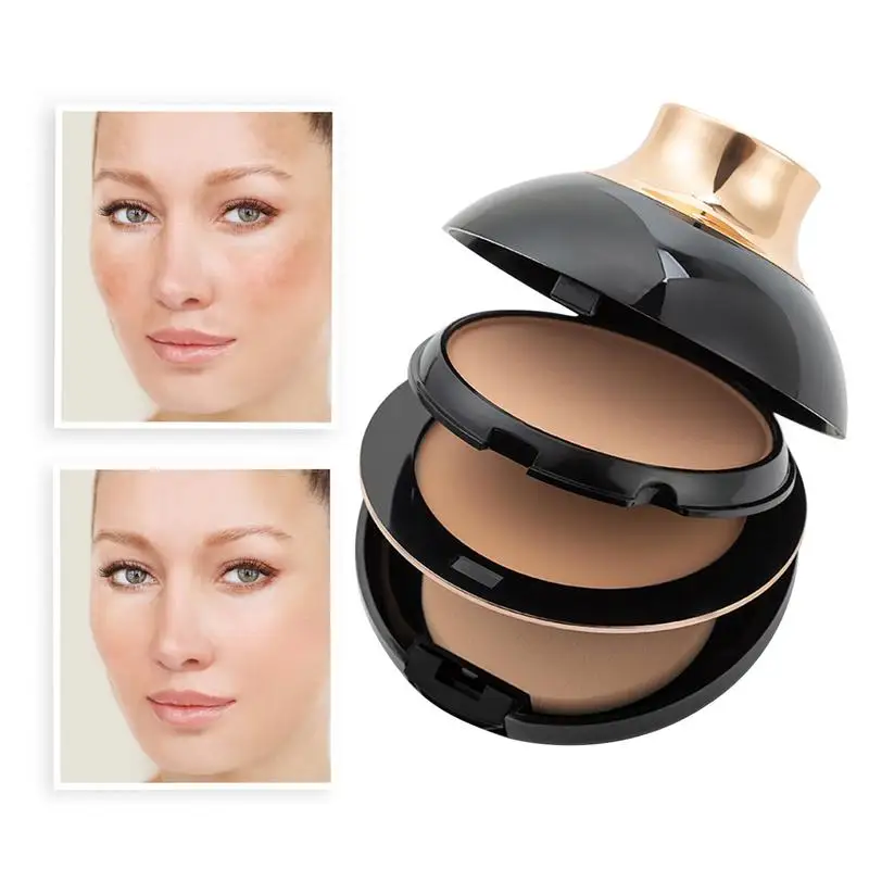 

Pressed Setting Powder Long-Lasting Facial Cosmetic Pressed Powder Sweat-Proof Finishing Powder For Women Men Girls Daily makeup