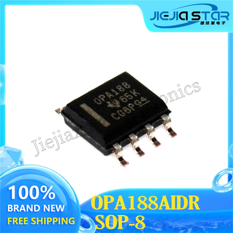 3PCS OPA188AIDR OPA188A SOP8 100% Original Stock Precision Operational Amplifier Chip Free Shipping Electronics Latest ICs 4pcs opa140aidr opa140aid engraving opa140 100% original brand new operational amplifier chip ic free shipping electronics