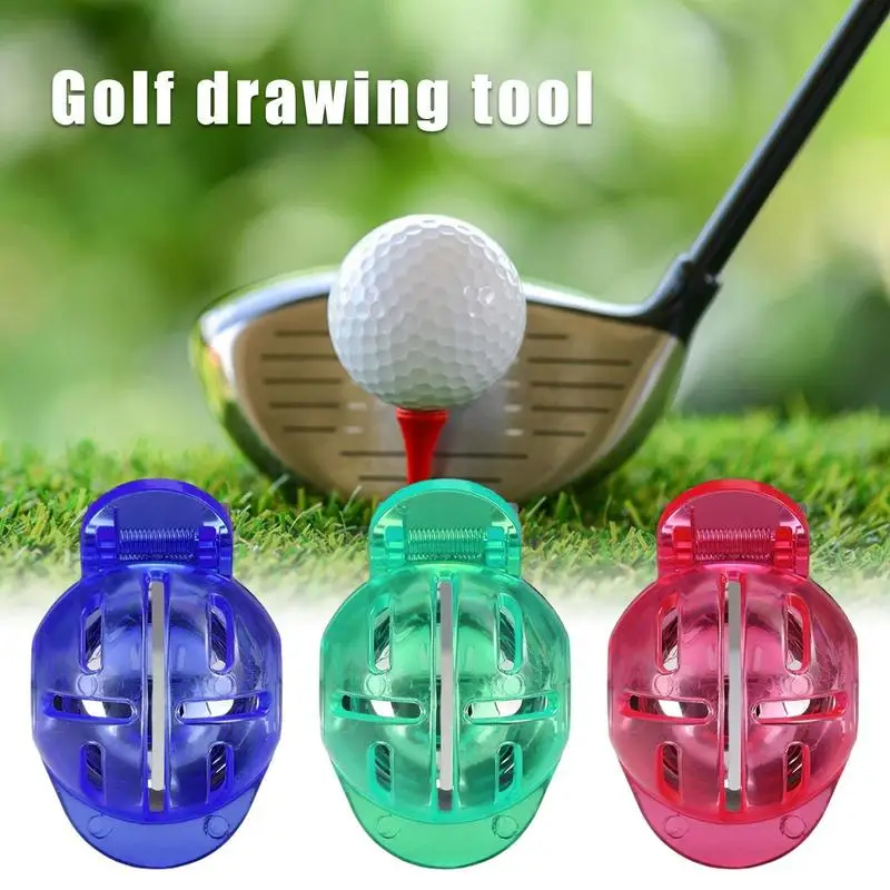 

Golf Ball Line Marker Drawing Tool And Marks Pens Set Template Alignment Putting Marking Liner Tools Golf Training Accessories
