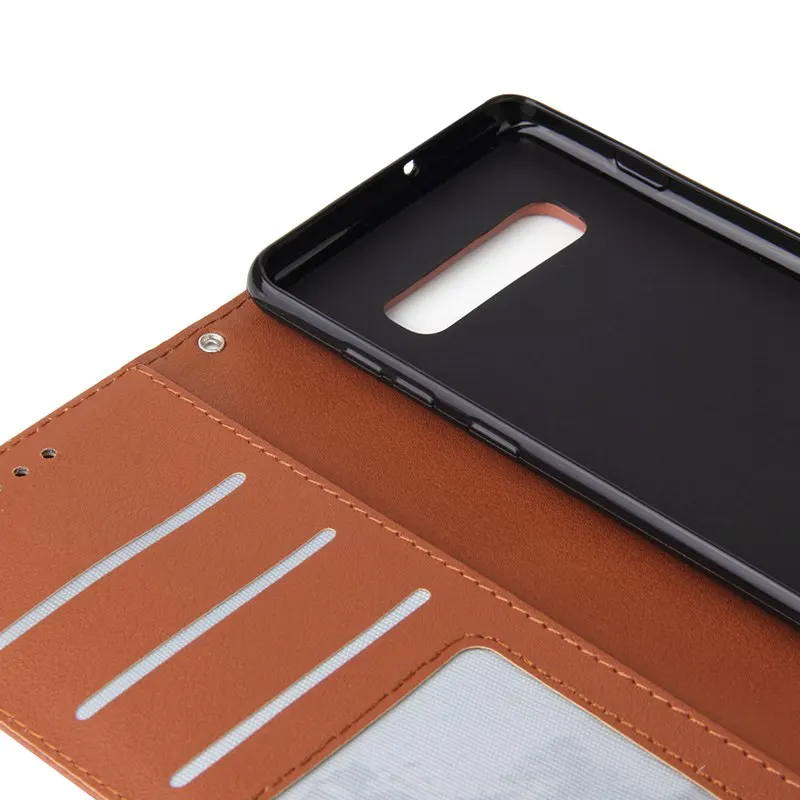 Retro PU Leather Flip Wallet Cover Case For Samsung Galaxy S22 Ultra S21FE S20 Plus S20FE S10 S9 S8 Plus A72 A52 A51 A71_voghion.com