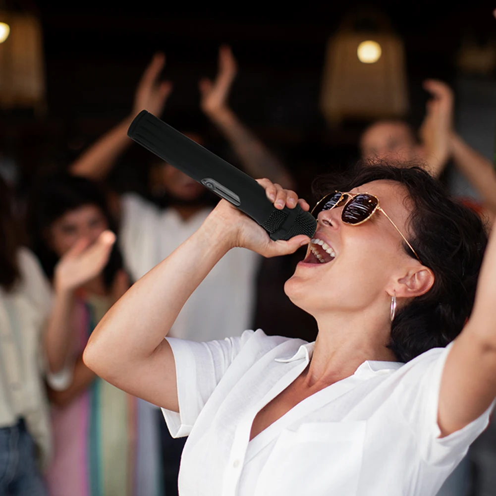 Silicone Case Microphone Case Anti-Rolling Protective Case Microphone Protective Cover for JBL Wireless Mic