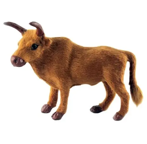 

Подарок на день рождения Бесплатная доставка, искусственный бык подарок украшение мини животное