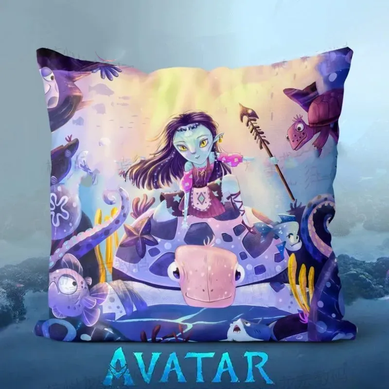 thumbnail image 1 of Funda de cojín de dibujos animados Kawaii Avatar 2, funda de almohada de Anime, funda de felpa para sofá, coche, hogar, decoración de dormitorio, regalos de Navidad, Juguetes, 1 of 5