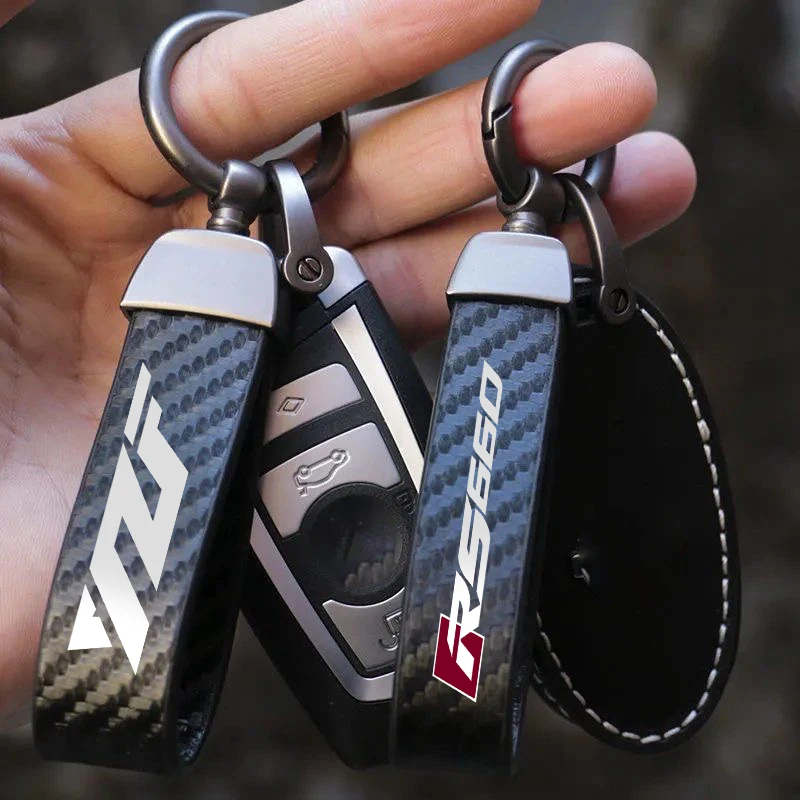 

Motorcycle Key Chain Holder Keyrings Lanyard Leather Keyring Accessries for Yamaha R 1 R 25 R 125 RS 125 Motorcycle Accessories