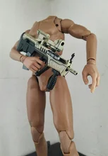 

1/6 Soldier Figure Gun Repaint Israel Tavor Assault Rifle Model for 12" Action Figure Body Doll Toy Collection