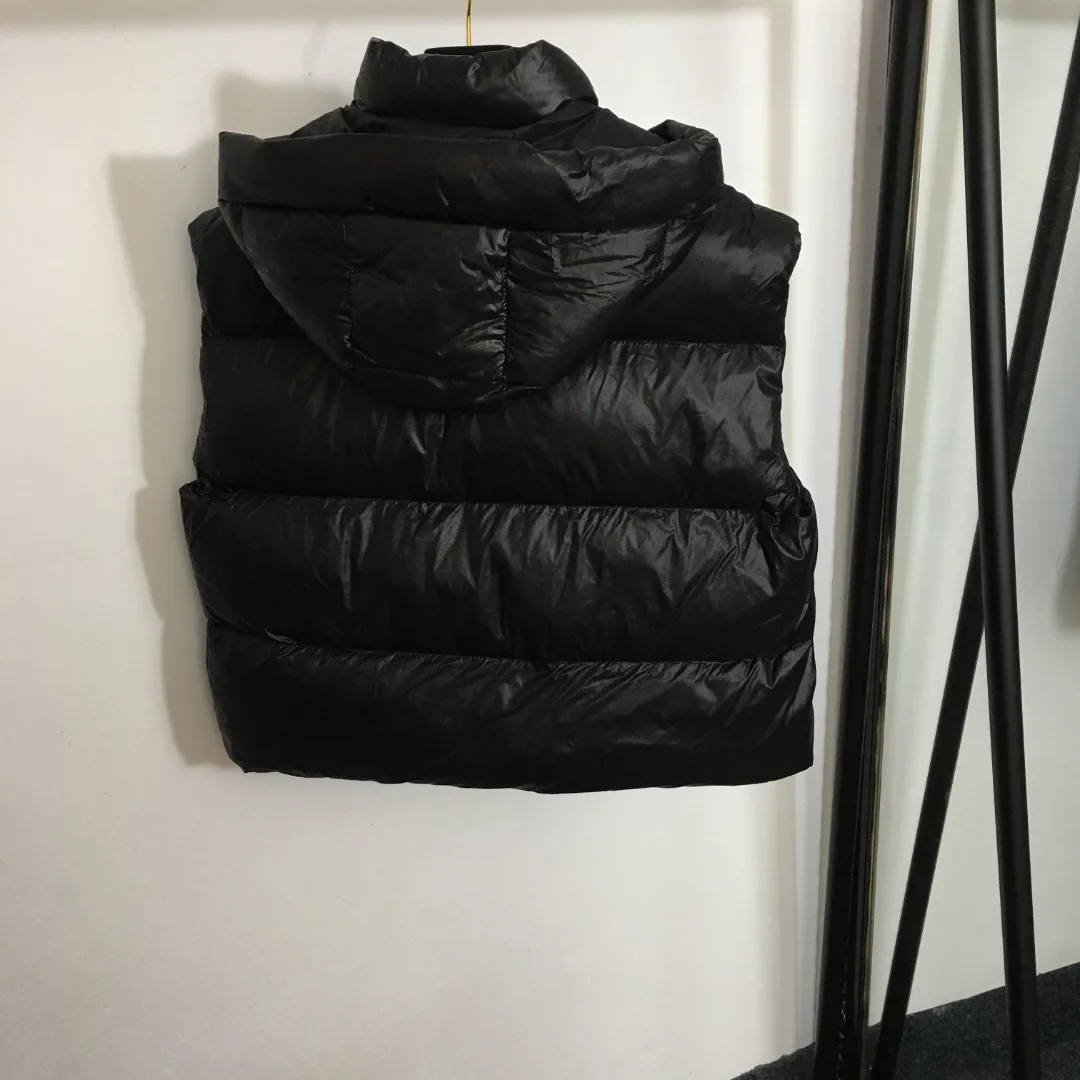 

Sleeveless Hooded Cotton Tank Top, New Jacket, 2023