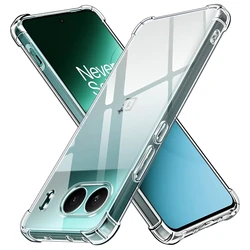 Transparent Shockproof Protective Phone Case with Reinforced Corners for OnePlus Nord 4 5G (Transparent)