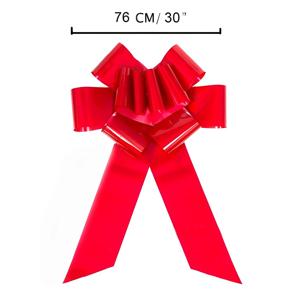 50/75cm Grande Fiocco Rosso Fai-da-te, Adatto Per Decorazioni Per - Foto 11