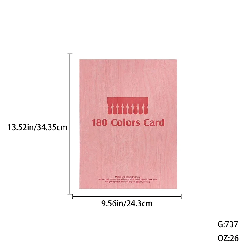 120/180 색상 자석식 가짜 손톱 팁 디스플레이 북 네일 폴리시 보관 북 네일 스타일 전시 북 가짜 손톱 도구 포함