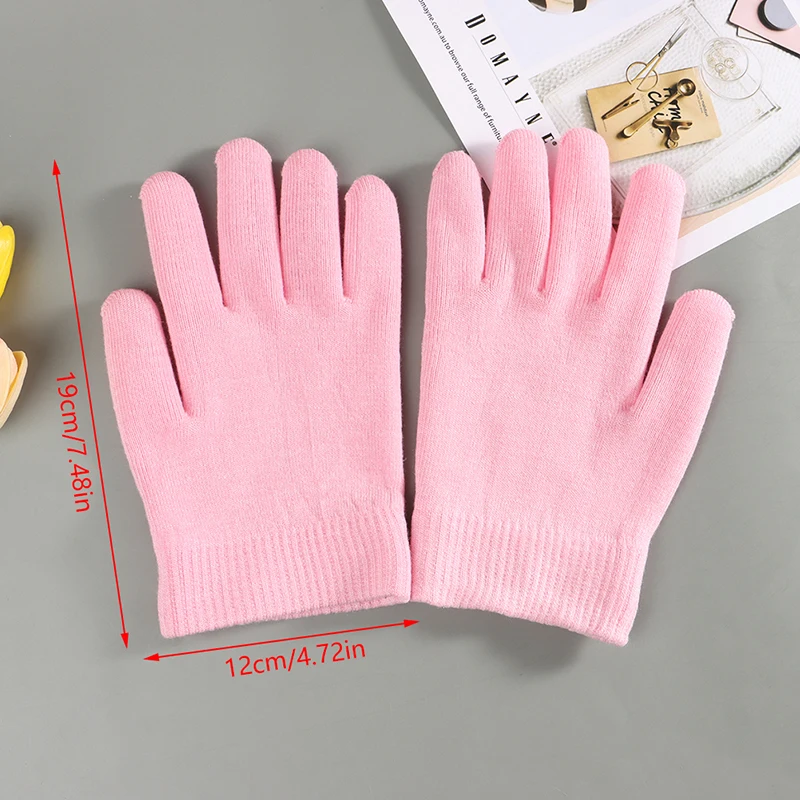 1Pair Reusable SPA Gel Socks Gloves Moisturizing Whitening Exfoliating Smooth Hands Mask Foot Care Tool images - 6