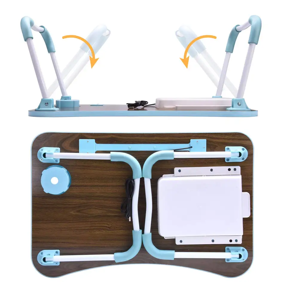 Foldable Portable Laptop Desk with Accessories