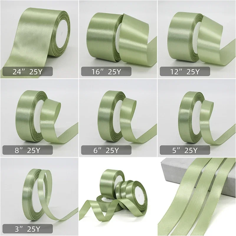 Ribbon Supplies 22meters/91meters for Gift Wrapping Flower Bouquet Crafts Wedding Party Home Decoration