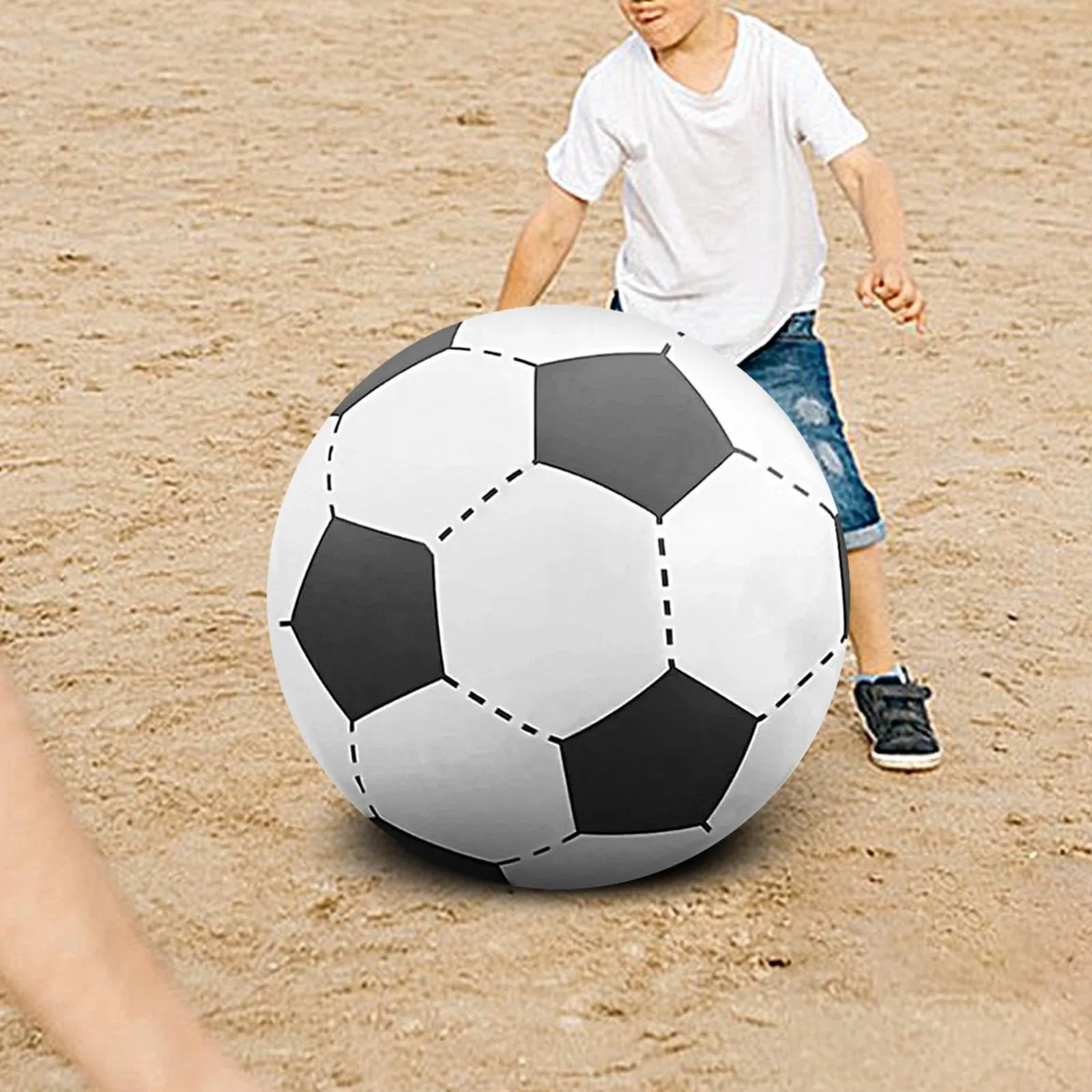 Inflatable Ball Toy 60/80/100cm thickened PVC inflatable beach ball pool party ball