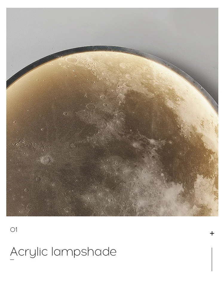 مصابيح السقف القمر