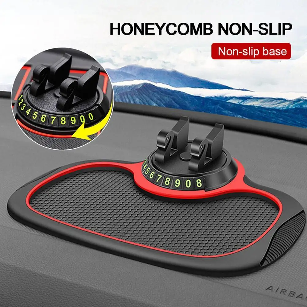 

Многофункциональный автомобильный нескользящий коврик, автомобильный держатель телефона, нескользящий липкий нескользящий Противоскользящий силиконовый коврик для приборной панели телефона, коврик для автомобиля