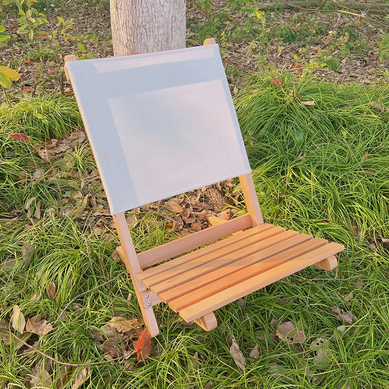 

Folding Wooden Garden Beach Chair Picnic Design Simple Tourist Storage Beach Chair Beauty Outdoor Cadeira Dobravel Furniture