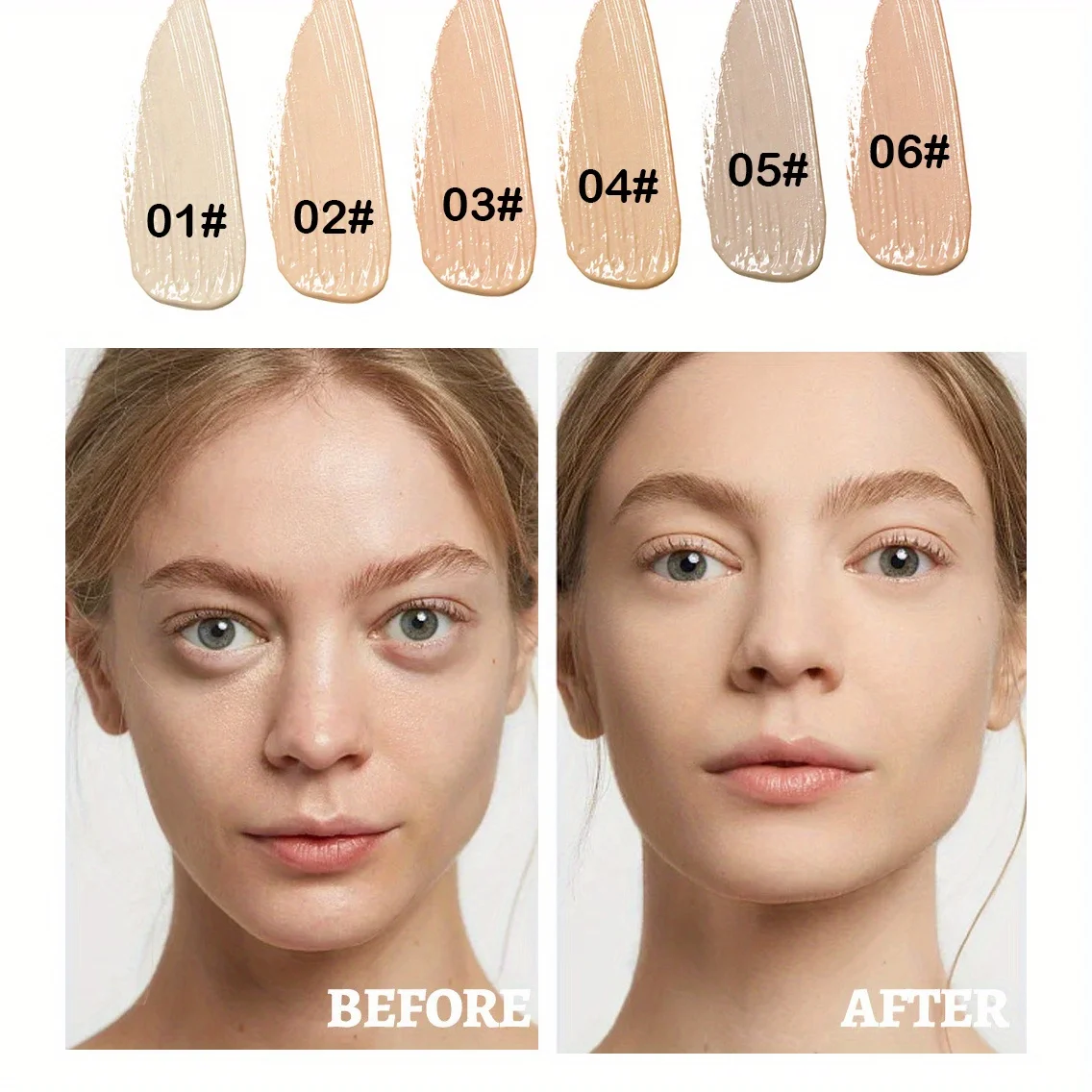Liquid Concealer Matte Makeup Full Coverage of Pores Invisible Concealer Natural Nude Skin Tone Long-lasting Oil Control 5 Color face concealer face concealer pen face concealer palette color concealer concealer cream foundation concealer