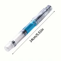 Self-priming watercolor pen, piston ink pen, can be filled with water (no liquid pigment) for painting, calligraphy and coloring 2