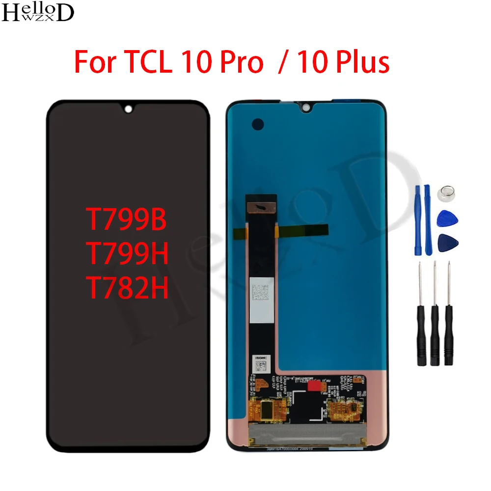 

6.47" Original For TCL 10 Plus T782H LCD Display For TCL 10 Pro T799B T799H LCD Display Touch Screen Digitizer Assembly