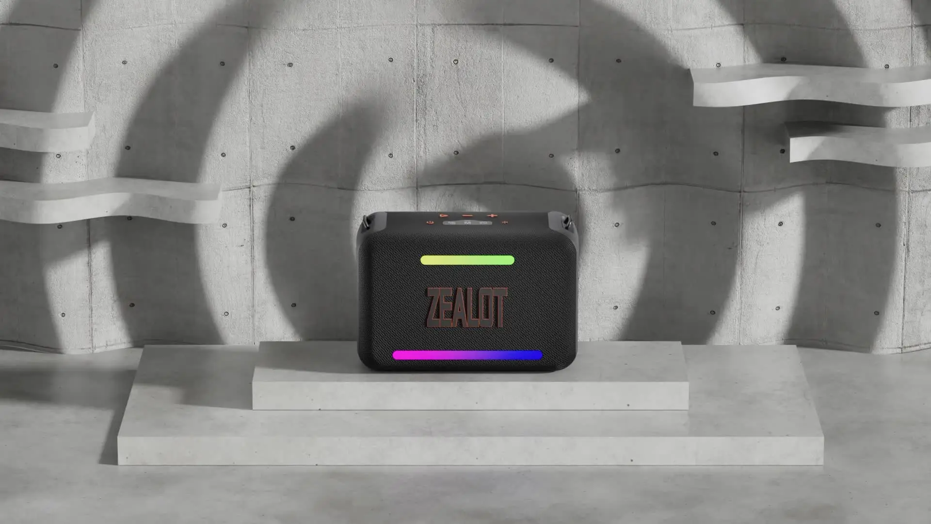 Bluetooth ZEALOT-S95ポータブルスピーカー,ワイヤレスサブウーファー