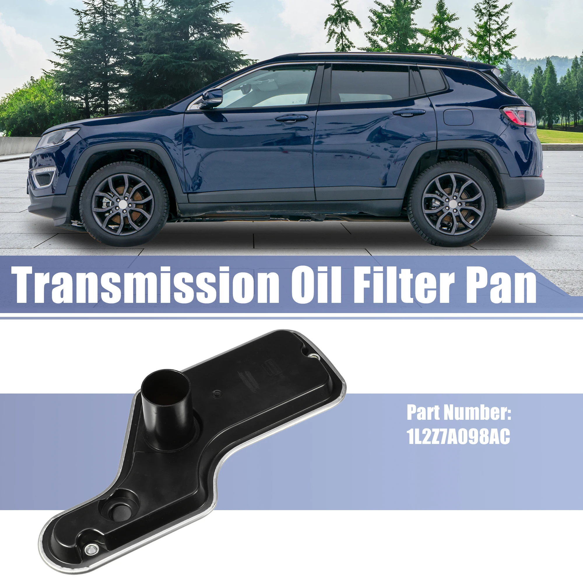 X Autohaux No.1L2Z7A098AC Transmission Oil Fluid Filter Pan for Lincoln Aviator Base 4.6L 2003-2005 for Ford Explorer XLS 4.0L