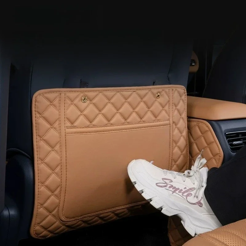 Geely Galaxy Starship 7 EM-i용 뒷좌석 킥 플레이트 전면 좌석 뒷면 보호 및 관리를 위한 먼지 방지 패널