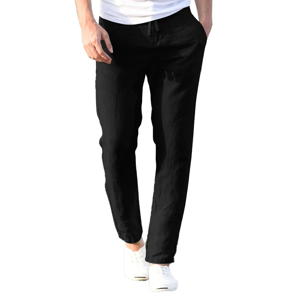 

Jogger Trousers Mens Pants Fashion Outdoor Simple Solid Color Sports Spring Summer Sweatpants Breathable Casual