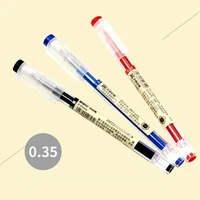 Haile 43Pcs/Lot Gel Pens Refill Set Finance Pen  0.35mm Ultra Fine Signature Writing School Office Japanese Stationery Supplies 6