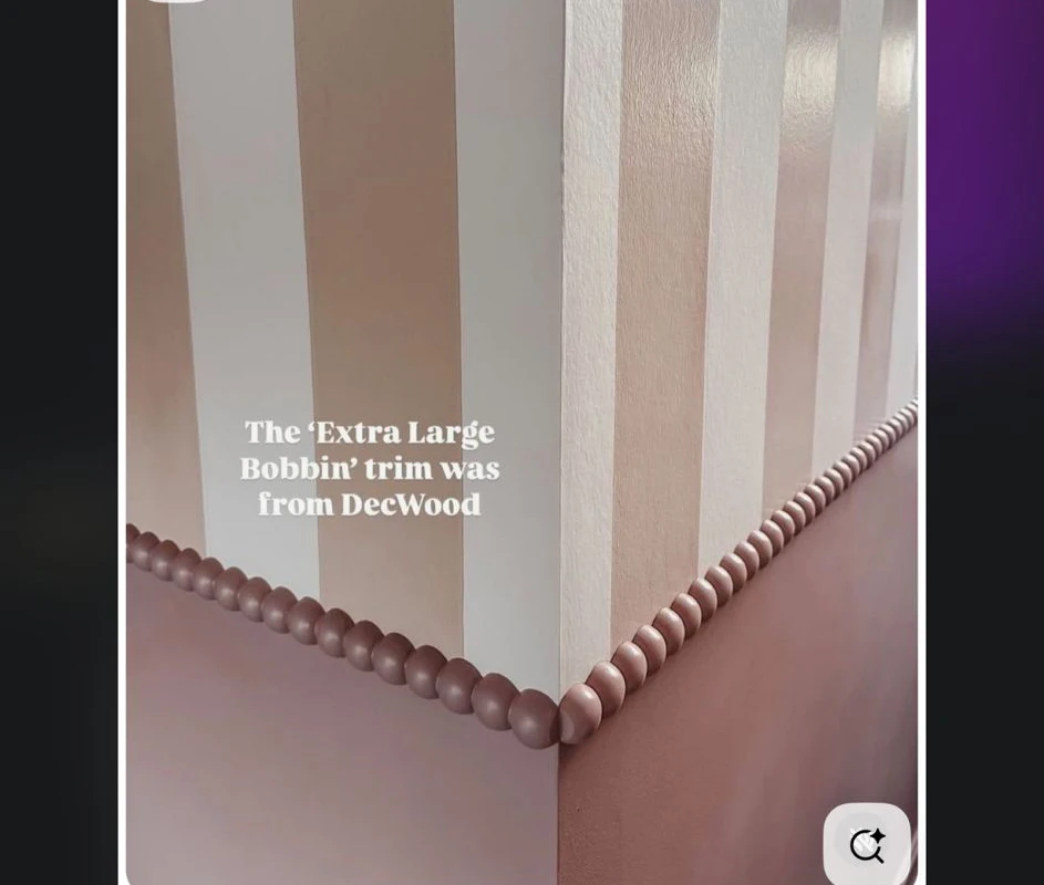 Description Picture 2 of itemWood Figurines Wood Applique Wood Decal Onlay Wood Carving Lines Carved Exquisite Natural Long Wooden Furniture Decor Lines Stra