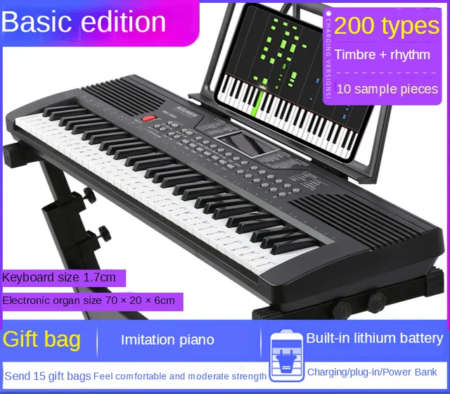Professional Electric Piano Small Keyboards 88 Keys Digital Piano Midi