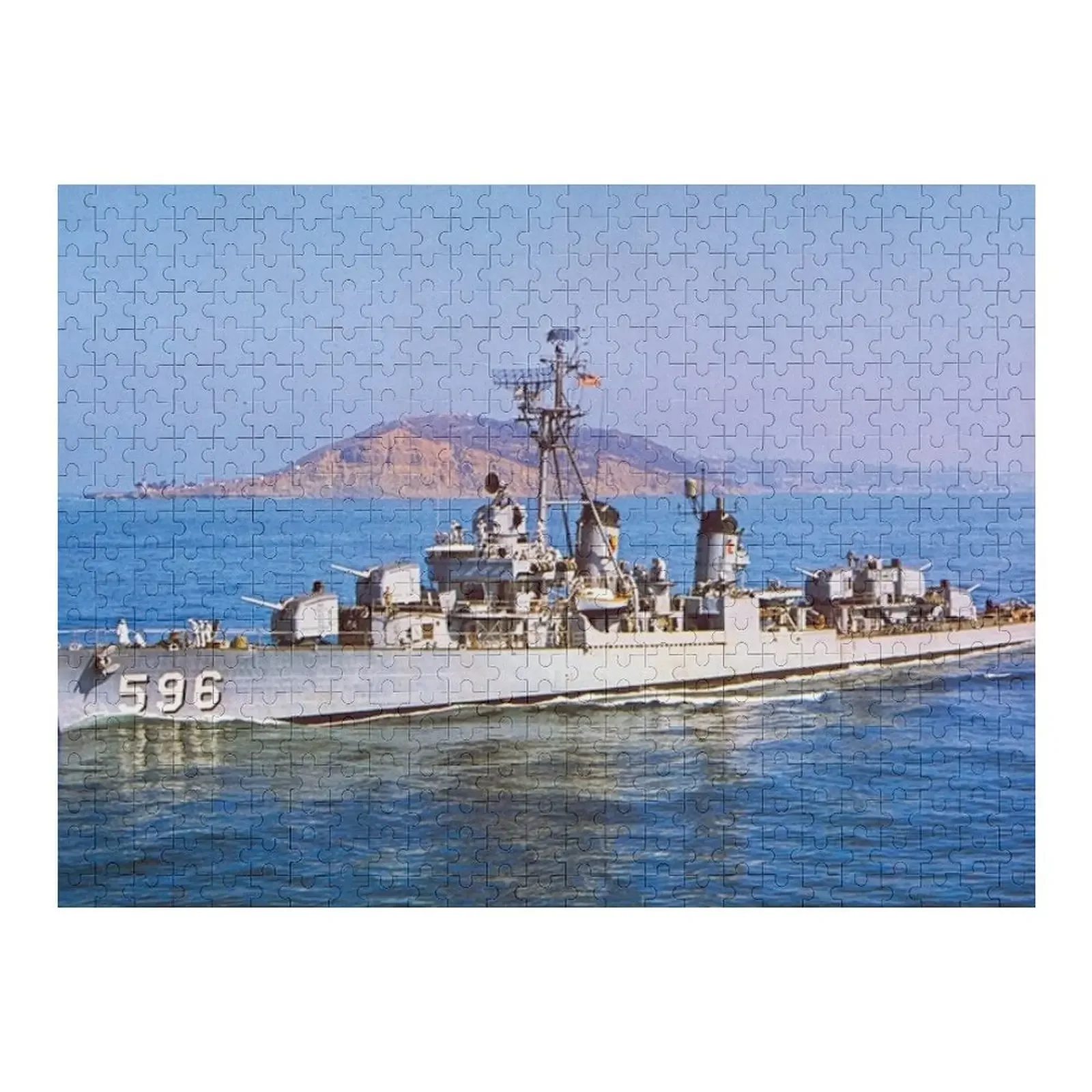 

USS SHIELDS (DD-596) SHIP'S STORE Jigsaw Puzzle Photo Personalized Gifts Game Children Anime Custom Wooden Name Puzzle