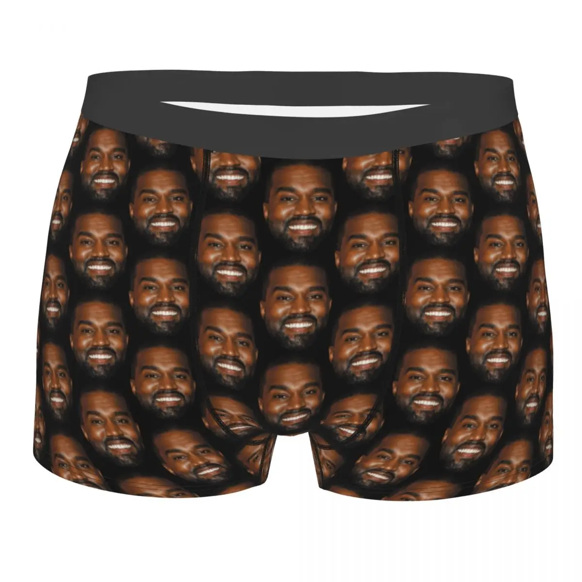 

Забавное нижнее белье Kanye West Meme, мужские боксеры с принтом, мягкие трусы