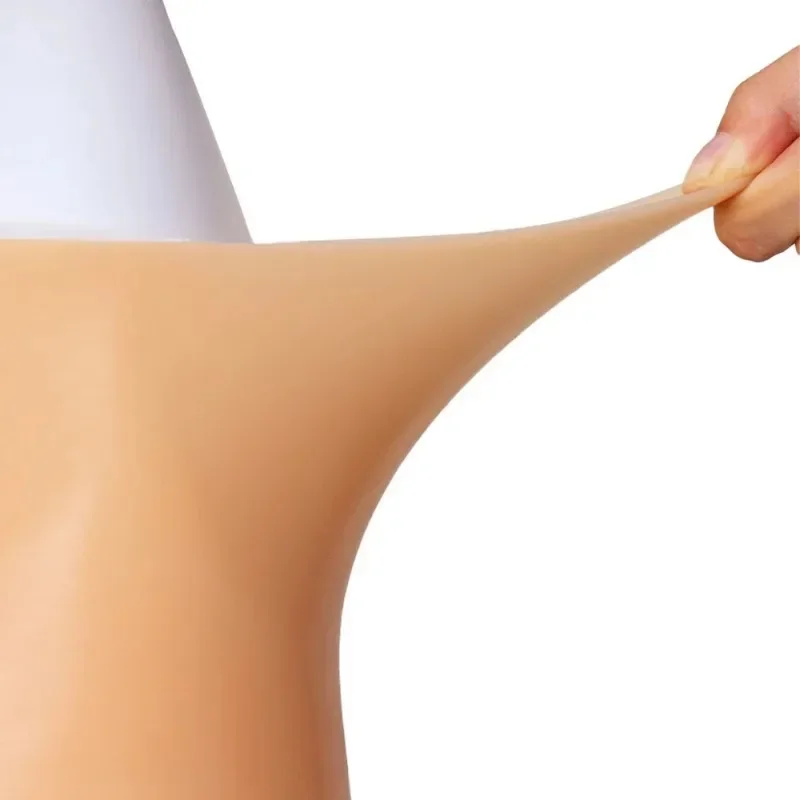 New 성인용품 Crossdressing Fake Pussy Panties Fake Ass Silicone Ass Panties Stretchy Buttocks Crotch Enlargement No Marks18+