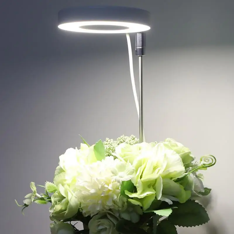 Plant Grow Light Lamp For Indoor Plants Indoor Full Spectrum LED Grow Light 4 Level Automatic Timer Plant Growing Lamps dropship
