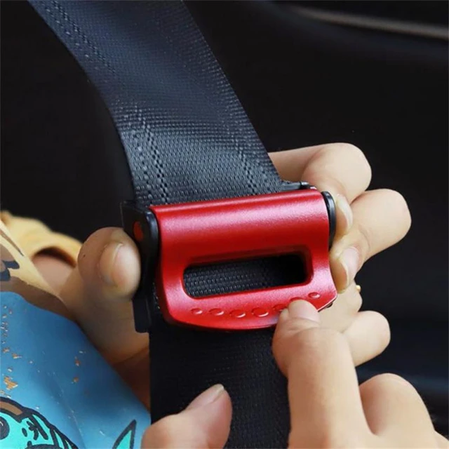 2PCS Car Safety Seat Belt Buckle Clip Seatbelt Stopper Adjuster Clip To  Relax Shoulder Neck Car Strap Clips Car Accessories - AliExpress