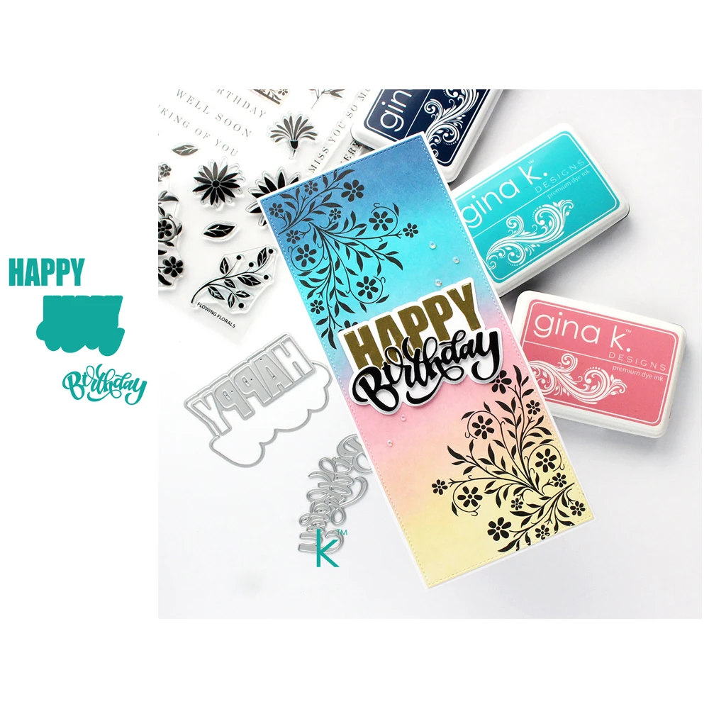 Happy Birthday Wishes 2022 New Metal Cutting Dies No Stamps For DIY Craft  Making Paper Greeting Card Scrapbooking Decoration| | - AliExpress