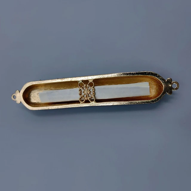 Mezuzah Ebraico In Resina - Caso Classico Da Porta, Colore Nero - Con Strumenti Di Installazione - Foto 8