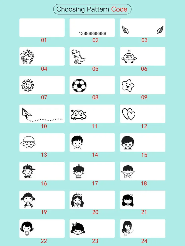 Custom-Made Stamp School Baby Boys Girls DIY Toys For Children Sticker Name Seal Student Clothes No Fade Security