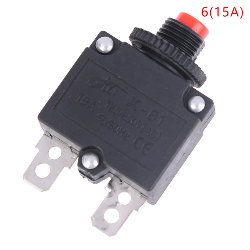 Thermische Switch Circuit Breaker Überlast Schutz 5A 6A 8A 10A 15A 20A Überlast Schalter Auto Accesso Автомобильный Предохранитель – Detail 11