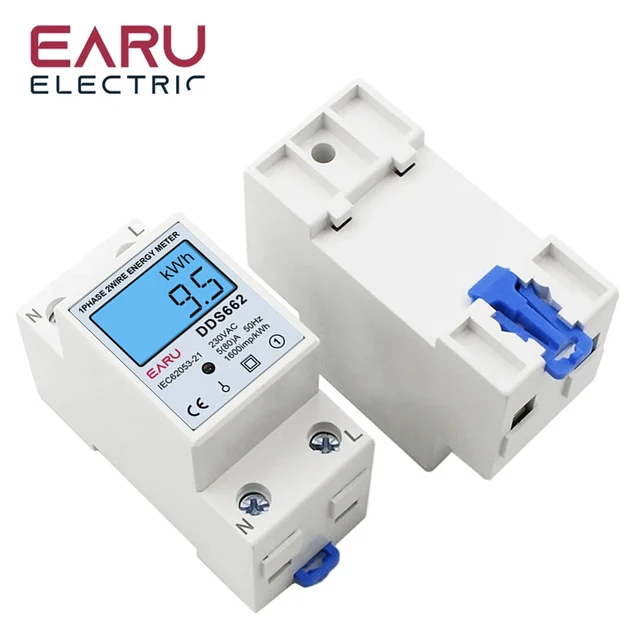 DEWIN Contatore Energia Elettrica 6 In 1 100A Misuratore Di Consumo Elettrico Wattmetro - Foto 4