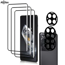 Deluxe 3 - Pack Screen and Camera Lens Protector Set with 9H Hardness and Full Coverage Glass - High Definition