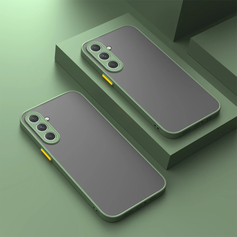 Custodia per telefono opaca Armor per Samung A54 5G Custodia protettiva rigida per paraurti antiurto per custodie Samsung Galaxy A14 A34 A54 - immagine 5