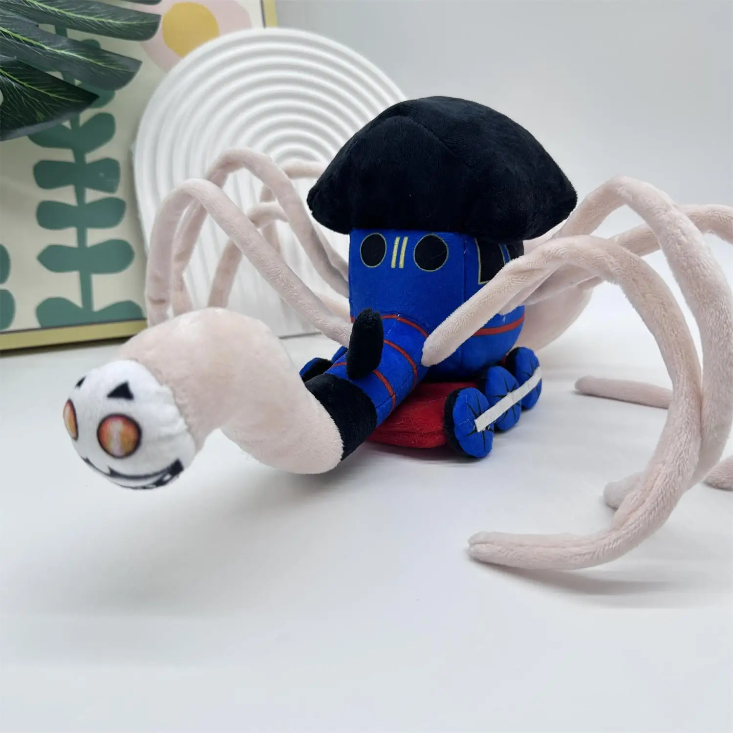 

Horror Game Choo-Choo Charles Plush Toy Soft Spider Stuffed Doll Horrible Charles Train Cartoon Spider Plushies Gifts For Kids