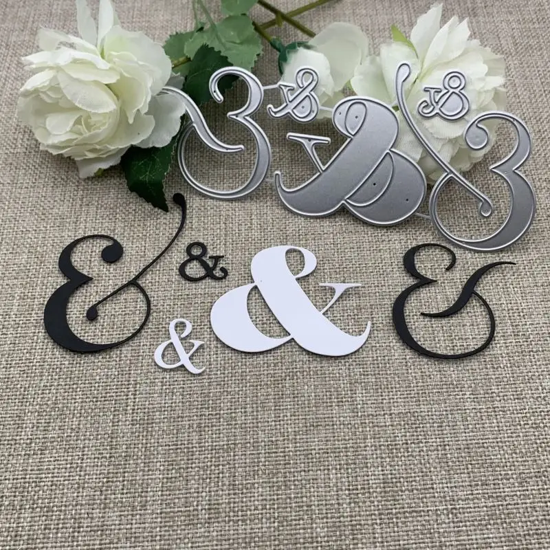 & Buchstabendekoration Metall-Stanzformen für DIY Scrapbooking, dekorative Prägung, Handwerk, Stanzschablone