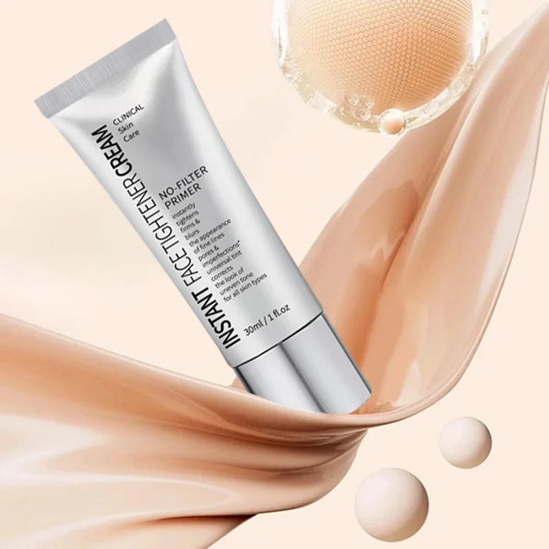 No-Filter Primer Instantly Tightens Firms&Blurs Makeup Cream Oil Control Isolation Uniform Skin Color Cover Flaw Facial Makeup facial primer makeup primer makeup cream