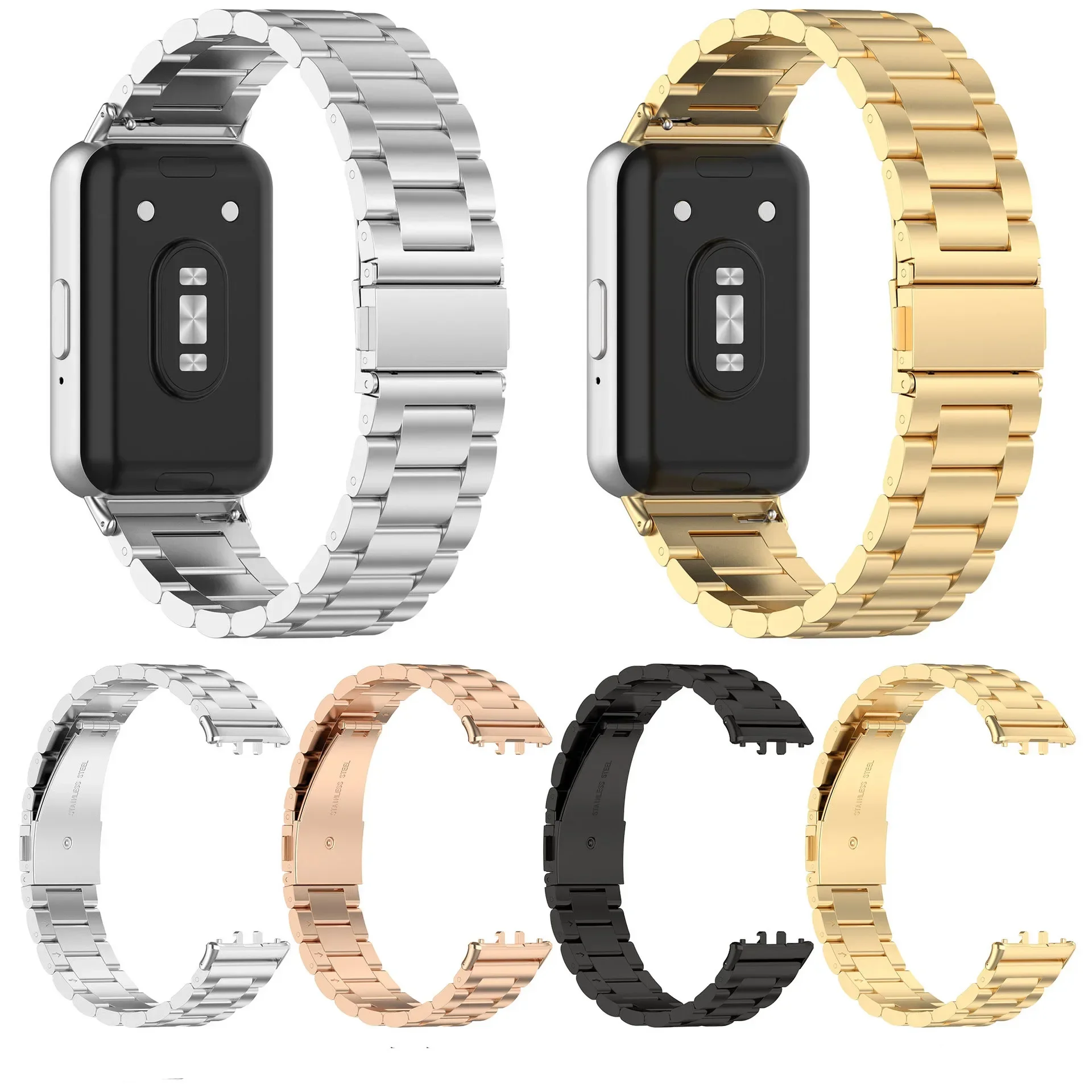 Stainless Steel Replacement Bracelet Wristband Accessories in Metal Strap Design